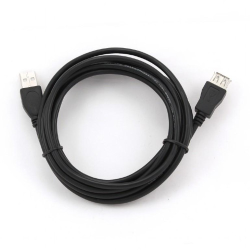 KABELIS Gembird CCF-USB2-AMAF-6 USB ExtencionCable 1.8m Black-Laidai, kabeliai, adapteriai-IT