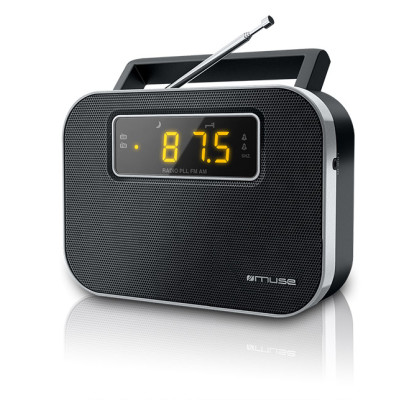 RADIJAS Muse M-081R Black, Alarm function, 2-band PLL portable radio-Radijo prietaisai-Garso