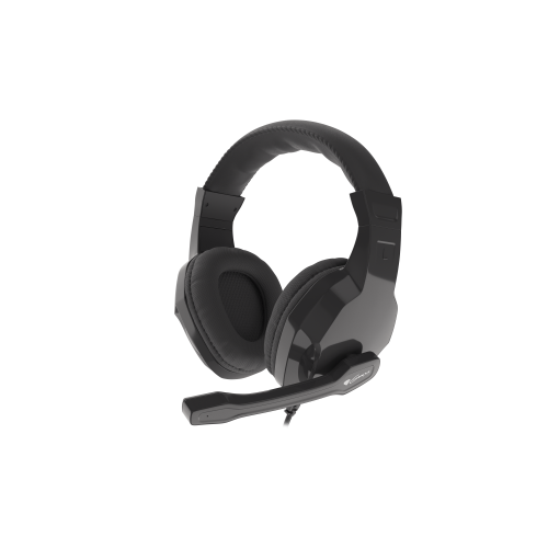 AUSINĖS GENESIS ARGON 100 Gaming Headset, On-Ear, Wired,Microphone, Black-Ausinės-Garso