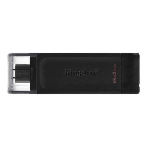 MEMORY DRIVE FLASH USB-C 64GB DT70/64GB KINGSTON-USB raktai-Išorinės duomenų laikmenos