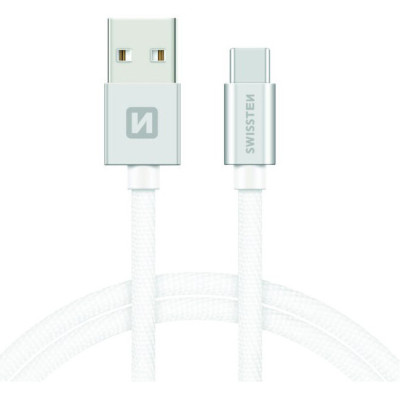 Laidas Swissten TextileUniversal Quick Charge3.1 USB-C to LightningData and ChargingCable