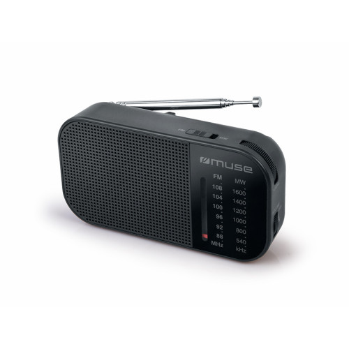 Radijo imtuvas Muse M-025 R, Portable radio, Black-Radijo prietaisai-Garso technika