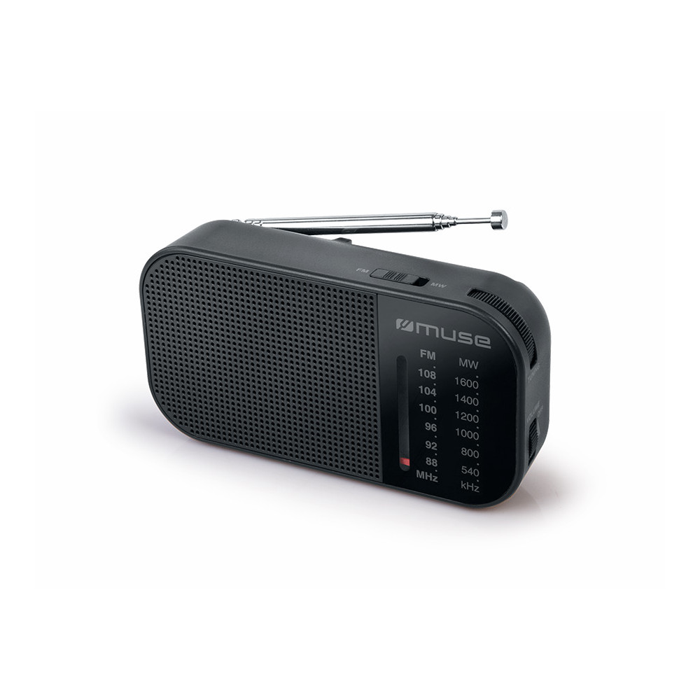 Radijo imtuvas Muse M-025 R, Portable radio, Black-Radijo prietaisai-Garso technika