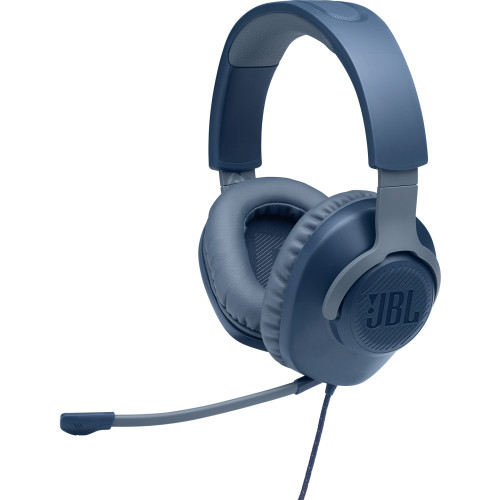Žaidimų ausinės JBL Quantum 100 Mėlynos-Ausinės-Garso technika