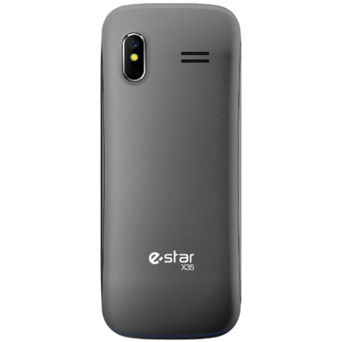Mobilus telefonas eSTAR X35 Feature Phone Dual SIM Silver-Mygtukiniai telefonai-Mobilieji