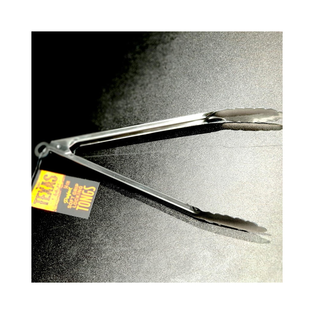 Žnyplės kepsniams, 34 cm Tongs with fix 34 cm-Kepsninių priedai-Kepsninės ir priedai