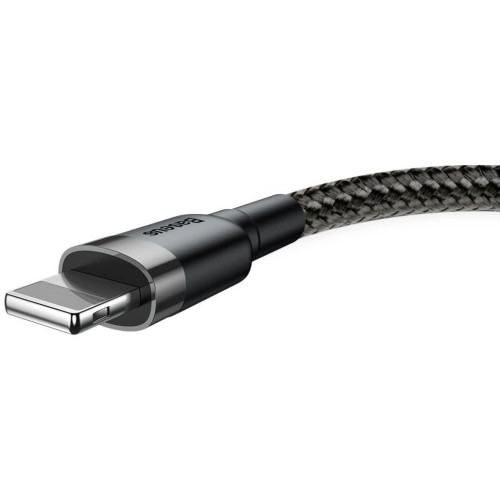 Kabelis USB2.0 A kištukas - IP Lightning kištukas 2.0m QC3.0 su nailoniniu šarvu Cafule