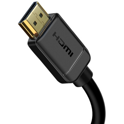 Kabelis BASEUS HDMI-HDMI kištukai 3.0m (HDMI 2.0) juodas 4K 60Hz-Priedai audio-video