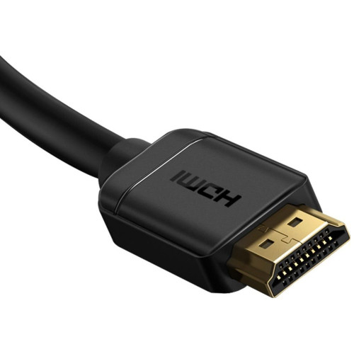 Kabelis BASEUS HDMI-HDMI kištukai 3.0m (HDMI 2.0) juodas 4K 60Hz-Priedai audio-video
