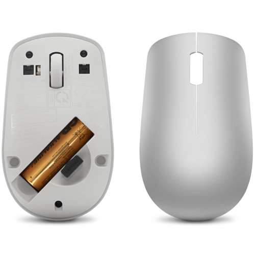 BEVEILĖ PELĖ Lenovo 530 Wireless Mouse (Platinum Grey)-Klaviatūros, pelės ir