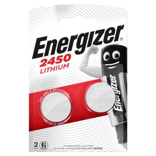 Elementai ENERGIZER Lithium CR 2450 BL2 ličio baterija-Elementai, baterijos-Smulki elektronika