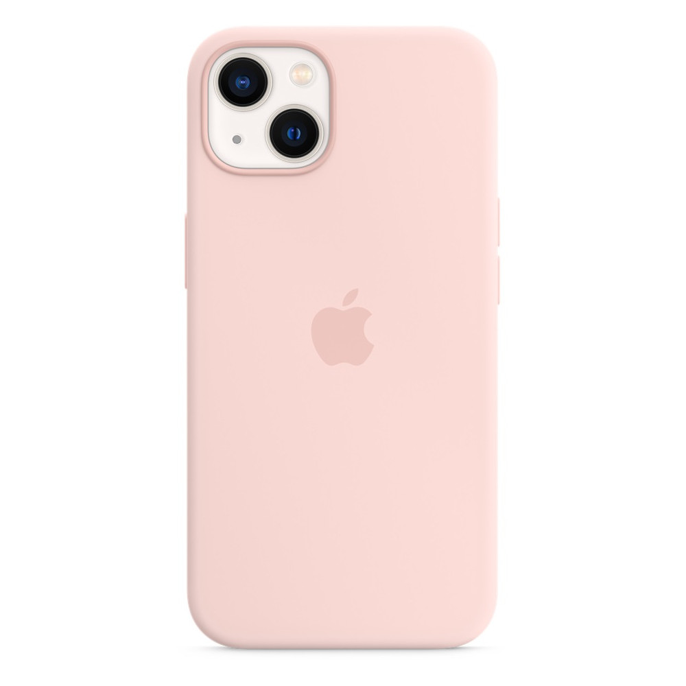 DĖKLAS APPLE iPhone 13 Silicone Case with MagSafe – Chalk Pink-Dėklai-Mobiliųjų telefonų