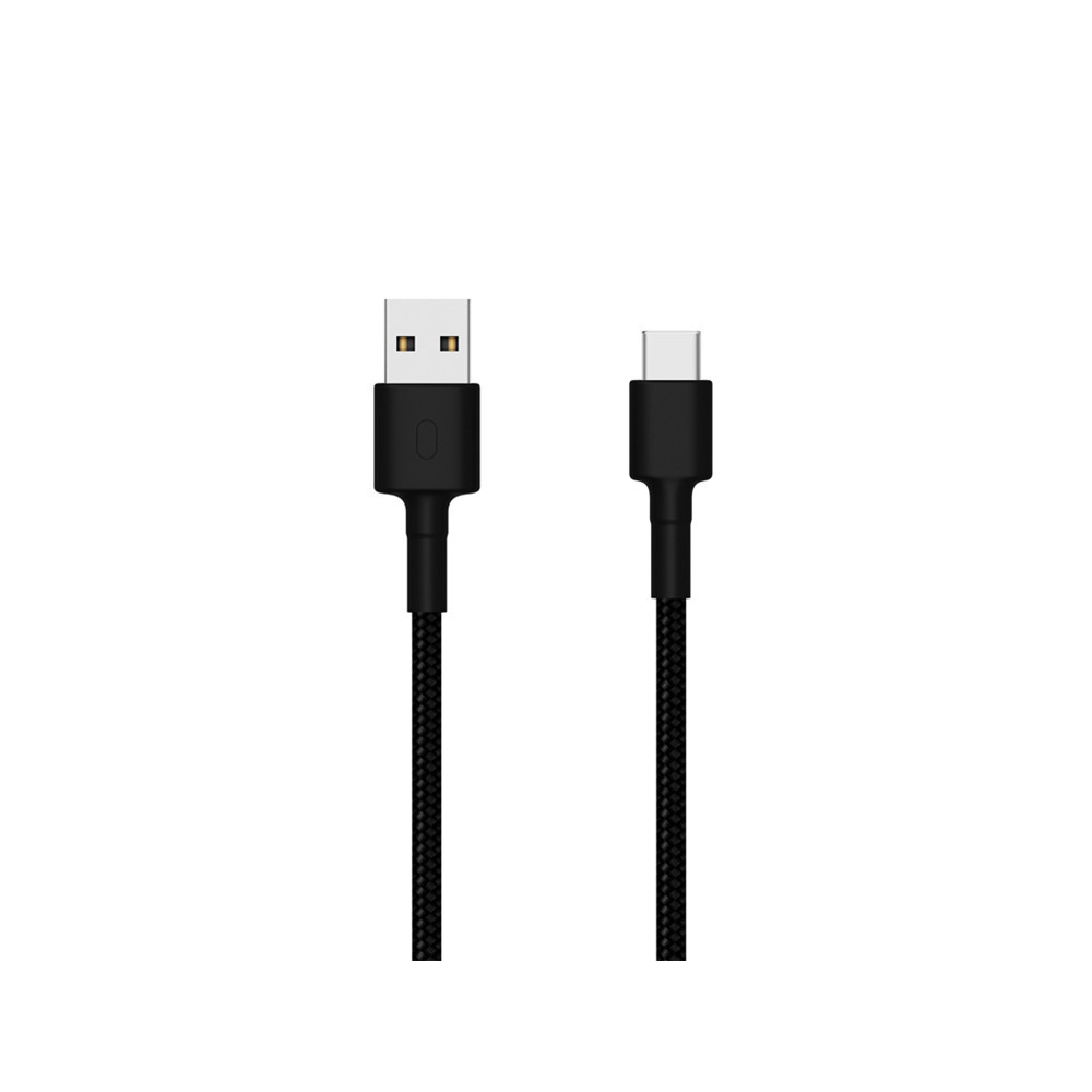Kabelis Mi Braided USB Type-C Cable 100cm (Black)-Telefonų laidai ir jungtys-Mobiliųjų
