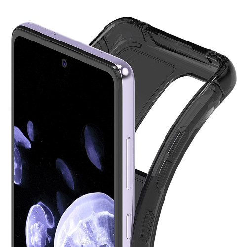 Dėklas FPA525KD Clear cover, bulk for Samsung A52, Black-Dėklai-Mobiliųjų telefonų priedai
