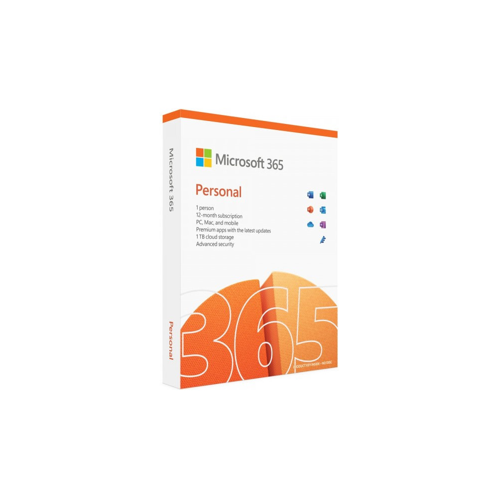 Programinė įranga Microsoft M365 Personal English EuroZone Subscr 1YR MedialessP8-Taikomosios
