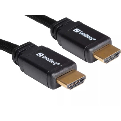Kabelis SANDBERG HDMI 2.0 19M-19M 5m-Priedai audio-video technikai-TV priedai