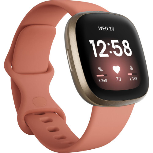 Išmanioji apyrankė Fitbit Versa 3 Smart watch, GPS (satellite), AMOLED, Touchscreen, Heart