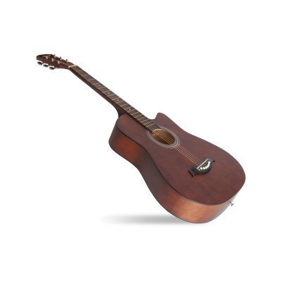 Akustinės gitaros rinkinys Aiersi SG040C 38'' ruda-Styginiai-Muzikos instrumentai ir priedai