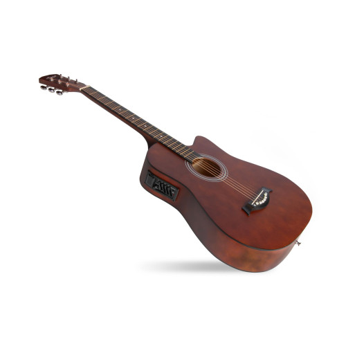 Elektrinės akustinės gitaros rinkinys Aiersi SG040 CE 38'' ruda-Styginiai-Muzikos instrumentai