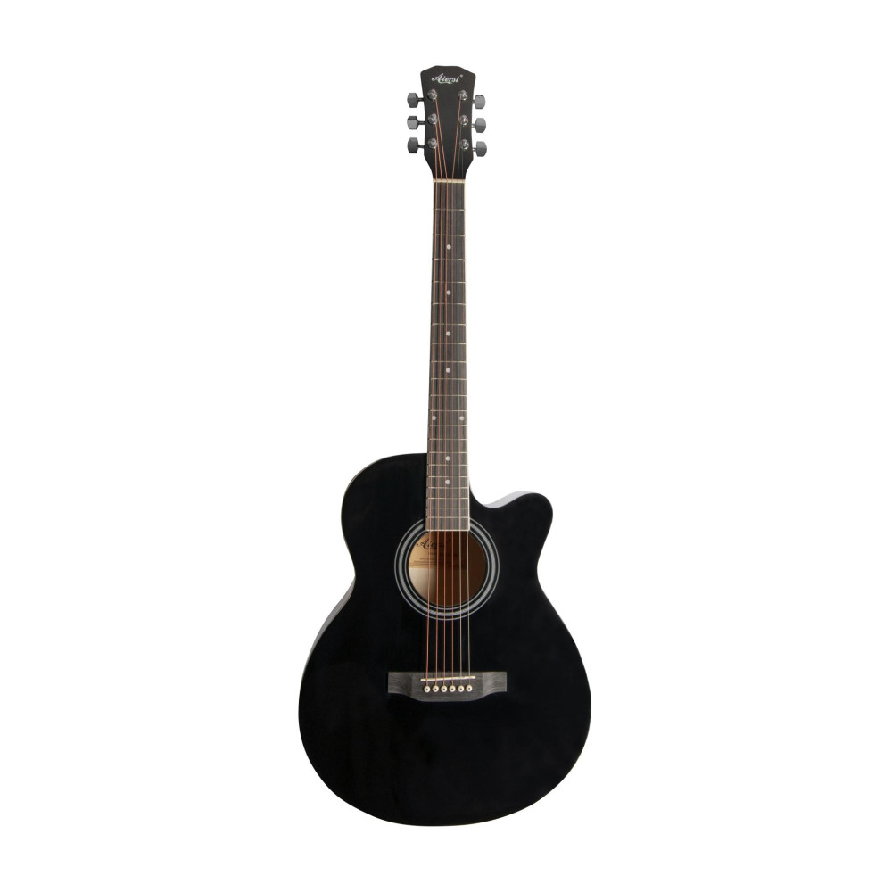Akustinė gitara Aiersi SG027 C 40'' juoda-Styginiai-Muzikos instrumentai ir priedai