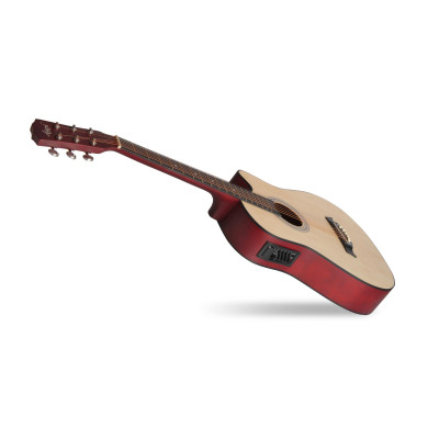 Elektrinės akustinės gitaros rinkinys Aiersi SG040 CE 38'' natūrali-Styginiai-Muzikos