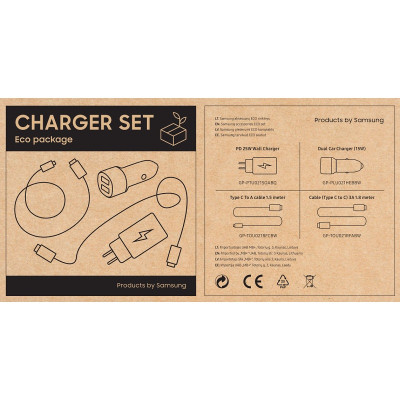 Charger set. Includes travel and car adapters with cables-Krovikliai-Mobiliųjų telefonų priedai