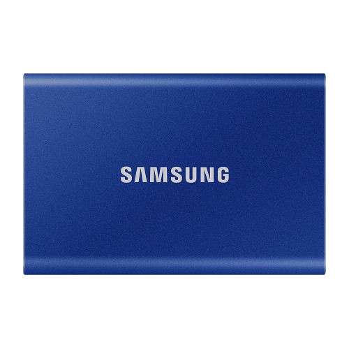 Išorinis SSD SAMSUNG Portable SSD T7 500GB blue-Išoriniai kietieji diskai ir priedai-Išorinės