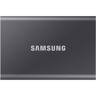 Išorinis SSD SAMSUNG Portable SSD T7 500GB grey-Išoriniai kietieji diskai ir priedai-Išorinės