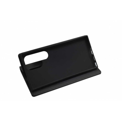 Dėklas JM STAND FLIP CASE for Galaxy S24 Plus Black-Dėklai-Mobiliųjų telefonų priedai