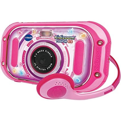 Ecost prekė po grąžinimo VTech Kidizoom Touch 5.0 vaikiškas skaitmeninis fotoaparatas rožinės
