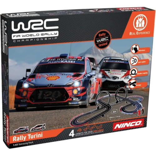 Ecost prekė po grąžinimo Ninco 91011 Turini WRC ralio trasa-Transporto priemonės-Žaislai