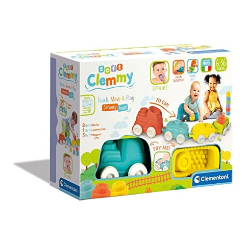 Ecost prekė po grąžinimo Clementoni Soft Clemmy Sensor Pull žaidimų rinkinys su minkštomis