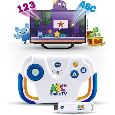 Ecost prekė po grąžinimo VTech ABC Smile TV Mano pirmoji mokomoji žaidimų konsolė 3/7 metų