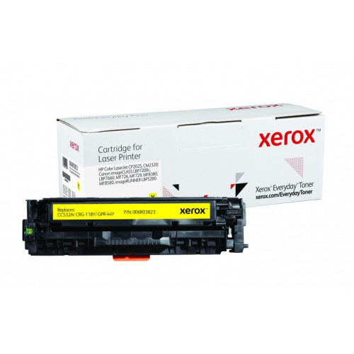 Xerox for HP No.304A CC532A geltona kasetė lazeriniams spausdintuvams, 2800, psl.-Originalios