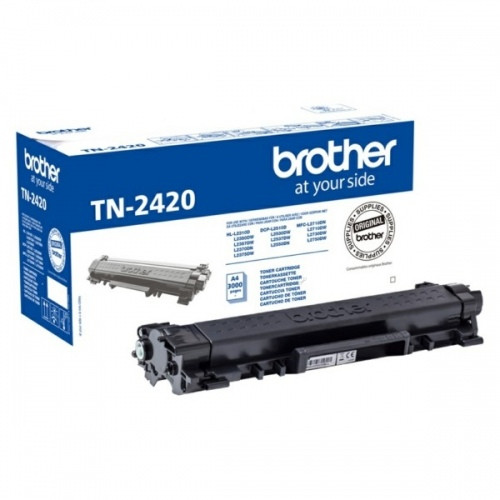 Brother TN-2420 (TN2420) Lazerinė kasetė, Juoda-Originalios kasetės Brother-Originalios
