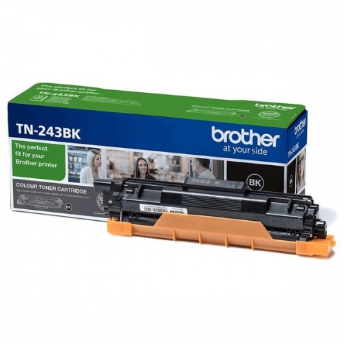 Brother TN-243 (TN243BK), juoda kasetė-Originalios kasetės Brother-Originalios spausdintuvų