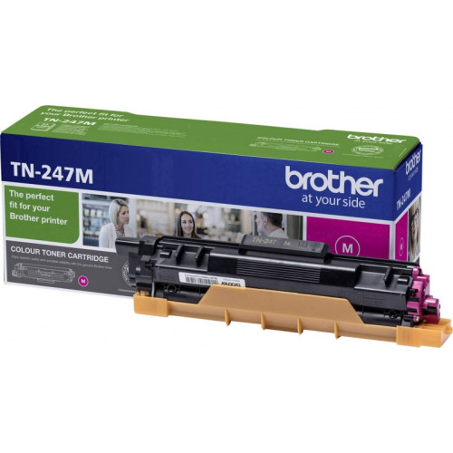 Brother TN-247 (TN247M), purpurinė kasetė-Originalios kasetės Brother-Originalios spausdintuvų