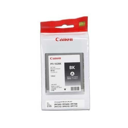Canon PFI-102 (0895B001), juoda kasetė-Originalios kasetės Canon-Originalios spausdintuvų