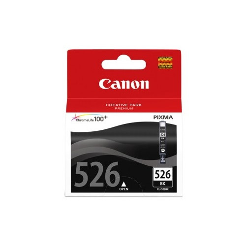 Canon CLI-526 (4540B001), juoda kasetė-Originalios kasetės Canon-Originalios spausdintuvų
