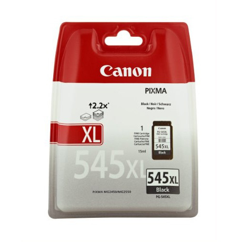 Canon PG-545XL (8286B001), juoda kasetė-Originalios kasetės Canon-Originalios spausdintuvų