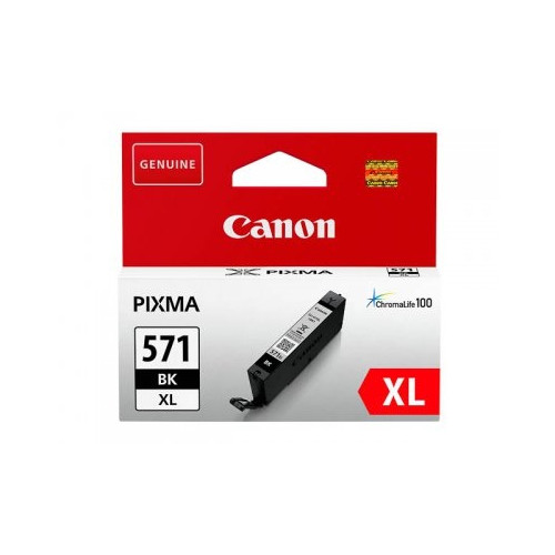 Canon CLI-571XLBK (0331C001), juoda kasetė-Originalios kasetės Canon-Originalios spausdintuvų
