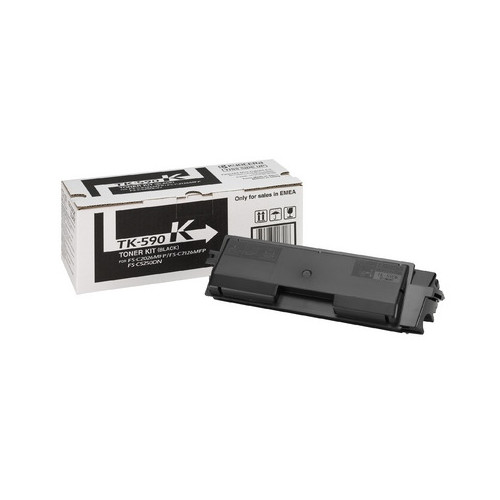 Kyocera TK-590K (1T02KV0NL0) Lazerinė kasetė, Juoda-Originalios kasetės Kyocera-Originalios