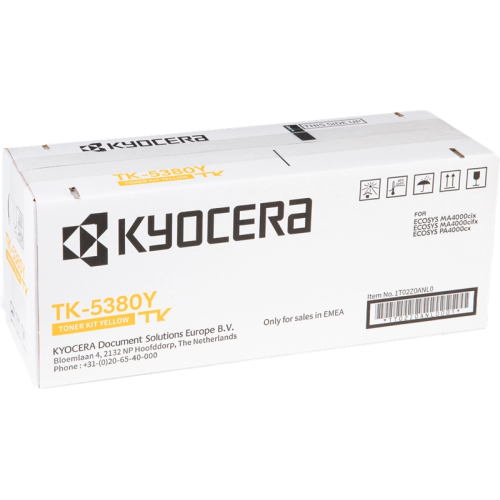 Kyocera TK-5380Y (1T02Z0ANL0) Lazerinė kasetė, Geltona-Originalios kasetės Kyocera-Originalios