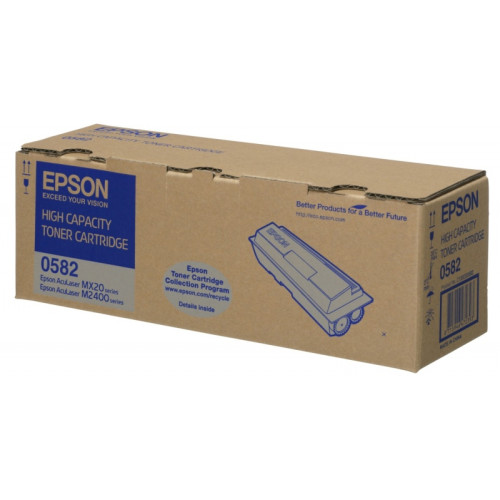 Epson 0584 HC (C13S050584) Lazerinė kasetė, Juoda-Originalios kasetės Epson-Originalios
