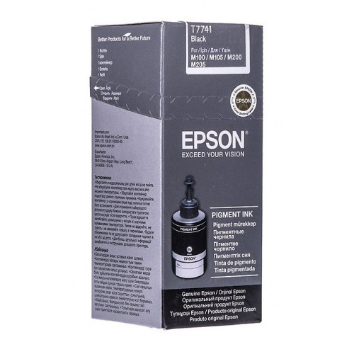 Epson T7741 (C13T77414A) Rašalo papildymo buteliukas, Juoda-Originalios kasetės