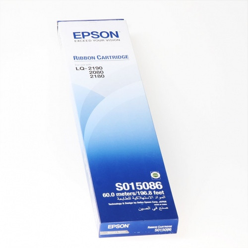 Epson S015086 (C13S015086) Juostelės kasetė, Juoda-Originalios kasetės Epson-Originalios