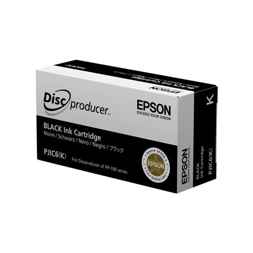 Epson PJIC6 S020452 juoda 32,2ml C13S020452 kasetė-Originalios kasetės Epson-Originalios