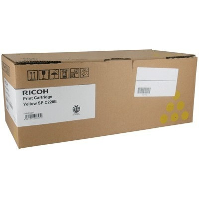 Ricoh Type SP C220E (407643) (406106) (406055) (406768), geltona kasetė-Originalios kasetės