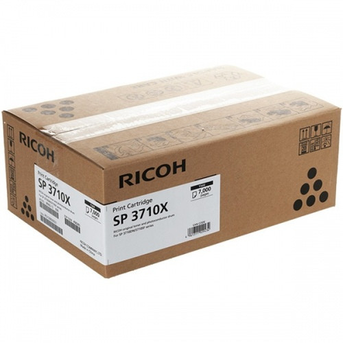 Ricoh SP 3710X (408285), juoda kasetė-Originalios kasetės Ricoh-Originalios spausdintuvų