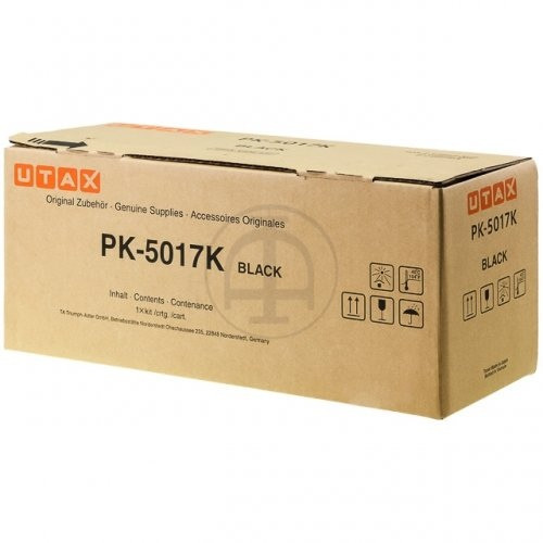 Triumph-Adler/Utax toner cartridge PK-5017K (1T02TV0UT0/1T02TV0TA0), juoda kasetė-Originalios